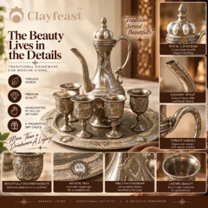 Brass Drinkware Set
