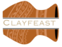 Clayfeast official logo in terracotta and clay tones